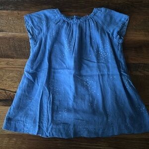 Zara baby girl blue star dress 18/24 month ✨⭐️